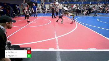 43 lbs Semifinal - Miles Sanders, Sallisaw Takedown Club vs Onan McElrath, Owasso Takedown Club