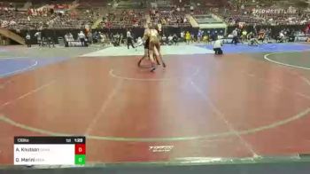130 lbs Round Of 64 - Asa Knutson, Damaged Ear WC vs Qusai Marini, Vacaville WC