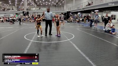 64 lbs Round 5 (8 Team) - Tia Turner, Cordoba Trained vs Aubrey Krantz, Lady Bandits