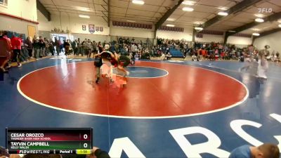 113 lbs 3rd Place Match - Tayvin Campbell, Kelly Walsh vs Cesar Orozco, Thunder Basin High School