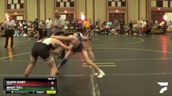 95 lbs 1st Place Match - Mason Soney, Sot-c vs Brady Full, Mat Assassins