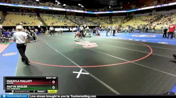 110 Class 1 lbs Cons. Round 2 - Paityn Basler, Ste. Genevieve vs Makayla Mallatt, Butler