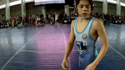 96 lbs Semis - Beckett Berglund, Utah vs Eli Sandoval, Nevada