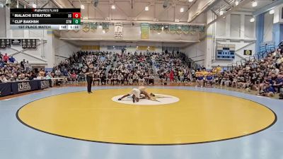 120 lbs 1st Place Match - Malachi Stratton, Sussex Central H S vs Clif Bakhsh, Saint Marks H S