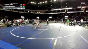 Girls 145 lbs Cons. Round 4 - Hayden Roth, Auburn Mountainview (Girls) vs Elizabeth Noble, Lynnwood (Girls)