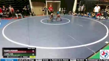 50 lbs Cons. Round 4 - Cairo Cox, ATX Dawgs Wrestling Club vs Kasem Howard, Ohana West Warriors Wrestling Club