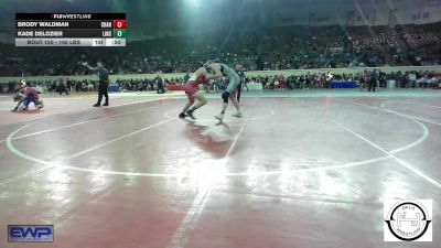 160 lbs Consi Of 32 #1 - Brody Waldman, Chandler JH vs Kade Delozier, Lincoln Christian