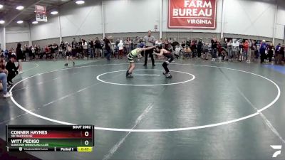 67 lbs Cons. Round 3 - Witt Pedigo, Gunston Wrestling Club vs Conner Haynes, VB FIGHTHOUSE