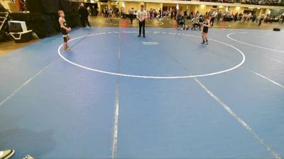 Boys 3rd-4th Grade - 67 Champ. Round 2 - Logan Mehlert, Big Game Wrestling Club vs Jonah Sangel, Moen Wrestling Academy