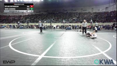 76 lbs Round Of 16 - Dylan Detherow, Collinsville Cardinal Youth Wrestling vs Zeke Jansing, Prodigy Elite Wrestling