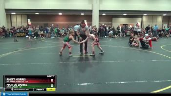 82 lbs Round 3 (6 Team) - Rhett Morris, Backyard Brawlers vs Matteo Danise, Steel Valley