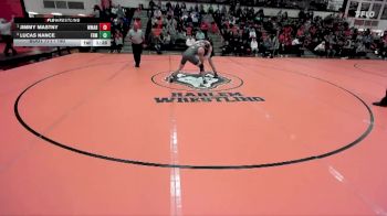 190 lbs Semifinal - Jimmy Mastny, Woodstock (MARIAN) vs Lucas Nance, Palatine (FREMD)