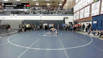 59 lbs 1st Place Match - Hugh Hoge, Bear Lake Wrestling Club vs Teague Vaughn, Hawk Wrestling Club