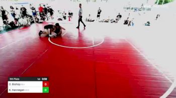 130 lbs 5th Place - Owen Bishop, Silver Back WC vs Kilian Hannegan, Reign WC