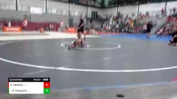 44-49 lbs Quarterfinal - Ryland Ferguson, Fulton WC vs Dixie Beasley, Blackman Wrestling