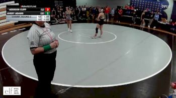 105 lbs. Champ. Round 2 - Addison Cupp, Festus vs Avery Adams, Centralia