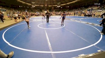 105 lbs 3rd Place - Zaniyah Wright, Team Tulsa Wrestling Club vs Avah Garrett, Panhandle Wrestling Academy