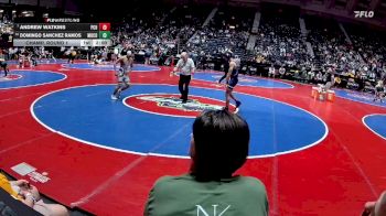 2A-132 lbs Champ. Round 1 - Andrew Watkins, Pierce County HS vs Domingo Sanchez Ramos, Murray County