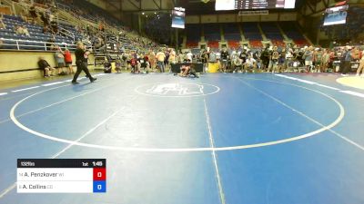 132 lbs Cons 8 #1 - Alexander Penzkover, WI vs Austin Collins, CO