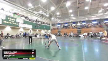 157 lbs Cons. Round 6 - Chris Villegas, Rancho Bernardo vs Ivan Natceli, Chaparral