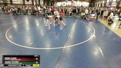 130 lbs Cons. Semi - Kaden Dyches, Champions Wrestling Club vs Jesse Clegg, Wasatch Wrestling Club
