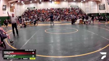 132 lbs Cons. Round 3 - Ryan Ochs, Villa Park vs Xaiex Calvet, North Torrance