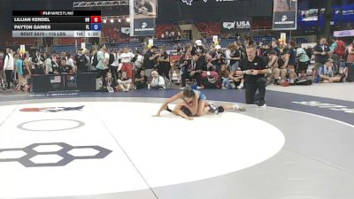 115 lbs Cons. Rd Of 64 - Lillian Kendel, Ohio vs Payton Gaines, Florida