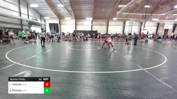 72.8 lbs Quarterfinal - Lillianna Holmes, 84 Athletes vs Joseph Rhodes, Nova Wrestling Club