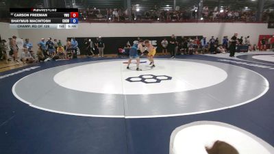 74 kg Champ. Rd Of 128 - Carson Freeman, Vallo Wrestling Club vs Shaymus MacIntosh, CBCWC