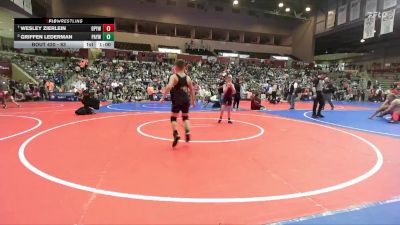 83 lbs Quarterfinal - Wesley Zierlein, Benton Parks Youth Wrestling vs Griffen Lederman, Pottsville Apache Youth Wrestling