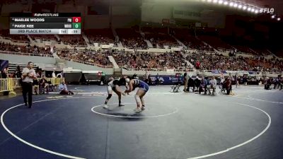 165-D2 3rd Place Match - Maelee Woods, Pima High School vs Paige Kee, Window Rock High School