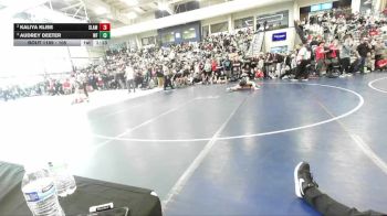 105 lbs Semifinal - Audrey Deeter, West Field vs Kaliya Klise, SLAM! NEVADA