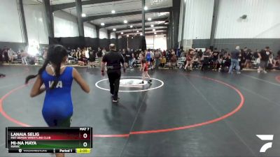 75 lbs Round 2 - Lanaia Selig, Mat Demon Wrestling Club vs Mi-Na Maya, NWWC