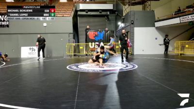 Open Men - 61 lbs Quarters - Daniel Lopez, Mad Dawg Wrestling Club vs Michael Schliewe, El Camino SSF High School Wrestling