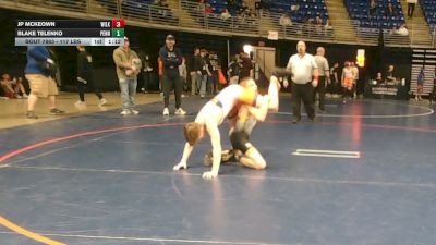 117 lbs Quarterfinal - JP McKeown, Wilkes-Barre vs Blake Telenko, Penn Trafford