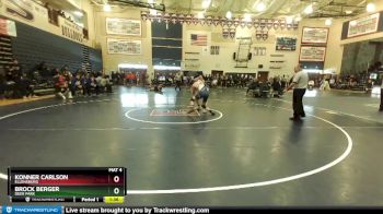 138 lbs Quarterfinal - Brock Berger, Deer Park vs Konner Carlson, Ellensburg