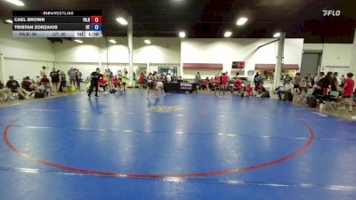 140 lbs Cael Brown, Pennsylvania Red vs Tristan Zorzakis, Utah