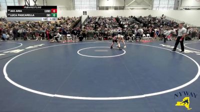 116 lbs Champ. Round 2 - Luca Pascarella, Shenendehowa Wrestling Club vs Jax Aina, Spencerport Jr Rangers Wrestling Club