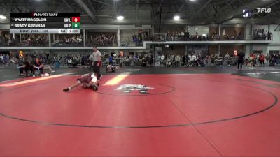 133 lbs Champ. Round 1 - Wyatt Magolski, Wisconsin-La Crosse vs Brady Grennan, Wisconsin-Platteville