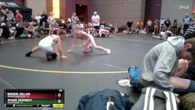 85 lbs Round 2 (4 Team) - Ryker Kennedy, Alpha Elite vs Brodie Zeller, MO Outlaws Gold