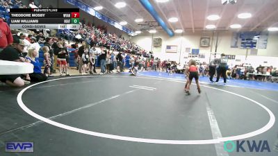 49 lbs Consolation - Caulyer Cassity, Barnsdall Youth Wrestling vs Rhett Woolman, Tiger Trained Wrestling