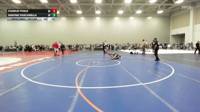 106 lbs Consi Of 16 #2 - Charlie Fogle, NC vs Santino Pascarella, NY