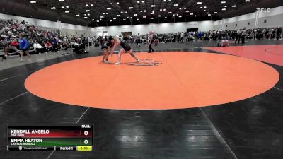 190 lbs Semifinal - Emma Heaton, Canyon Randall vs Kendall Angelo, Oak Park