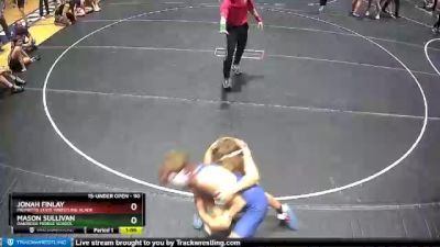 90 lbs Round 1 - Mason Sullivan, Oakridge Middle School vs Jonah Finlay, Palmetto State Wrestling Acade