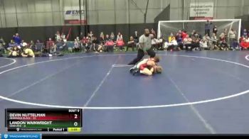 100 lbs Round 3 (6 Team) - Devin Nuttelman, Nebraska Black vs Landon Wainwright, Iowa Red