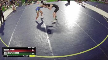 104-115 lbs Quarterfinal - Bella Amen, Montana vs Brooklyn Dodge, Idaho