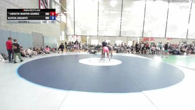 135 lbs Round 2 - Ashlyn Martin Gomez, Cougar Wrestling Club vs Alycia Aguayo, Blackfoot Wrestling Club