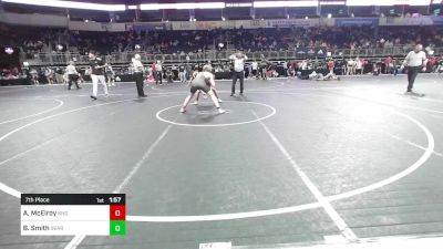 143 lbs 7th Place - Andrew McElroy, King Select vs Brodie Smith, Searcy Youth Wrestling