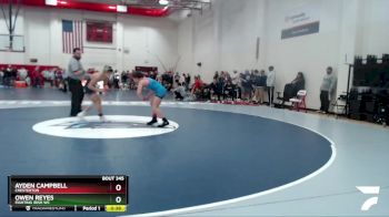 126 lbs Champ. Round 3 - Owen Reyes, Fighting Irish WC vs Ayden Campbell, Chesterton