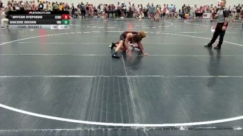 115 lbs Cons. Round 2 - Brycen Stephens, Chicken Coop Wrestling Club vs Sincere Brown, Virginia Wreckin` Crew